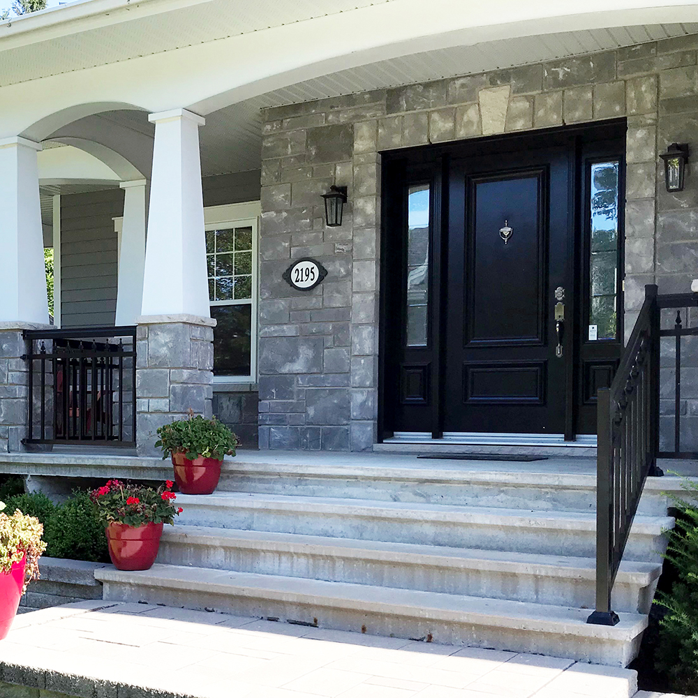 Aluminium Railings - Aluminium Distinction Carcassonne Noir - RayJans