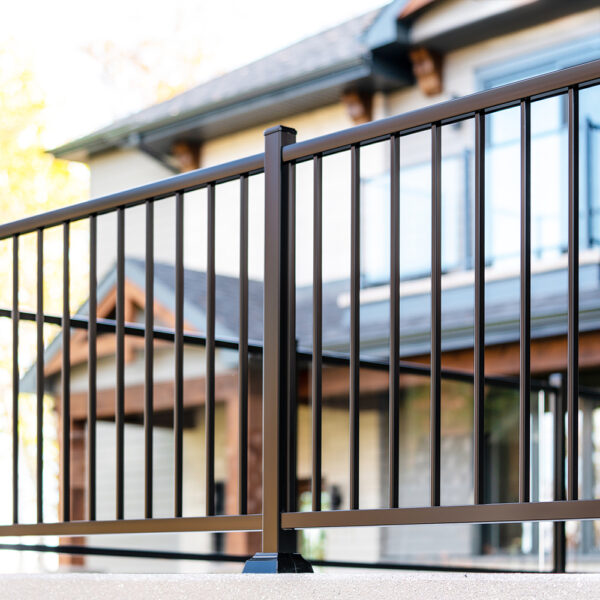 Aluminium Railings - Aluminium Distinction Standard Noir X - RayJans