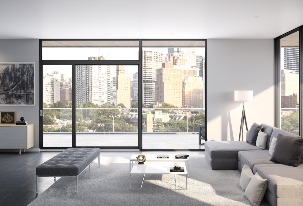 Aluminium Patio Doors - Urbania Sidelites Transoms X - RayJans